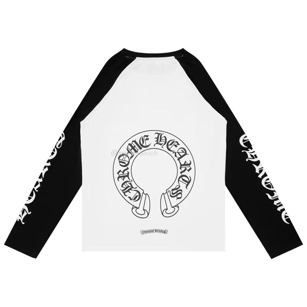 Chrome Hearts Horseshoe Baseball White Black T Shirt (5) - www.newkick.vip